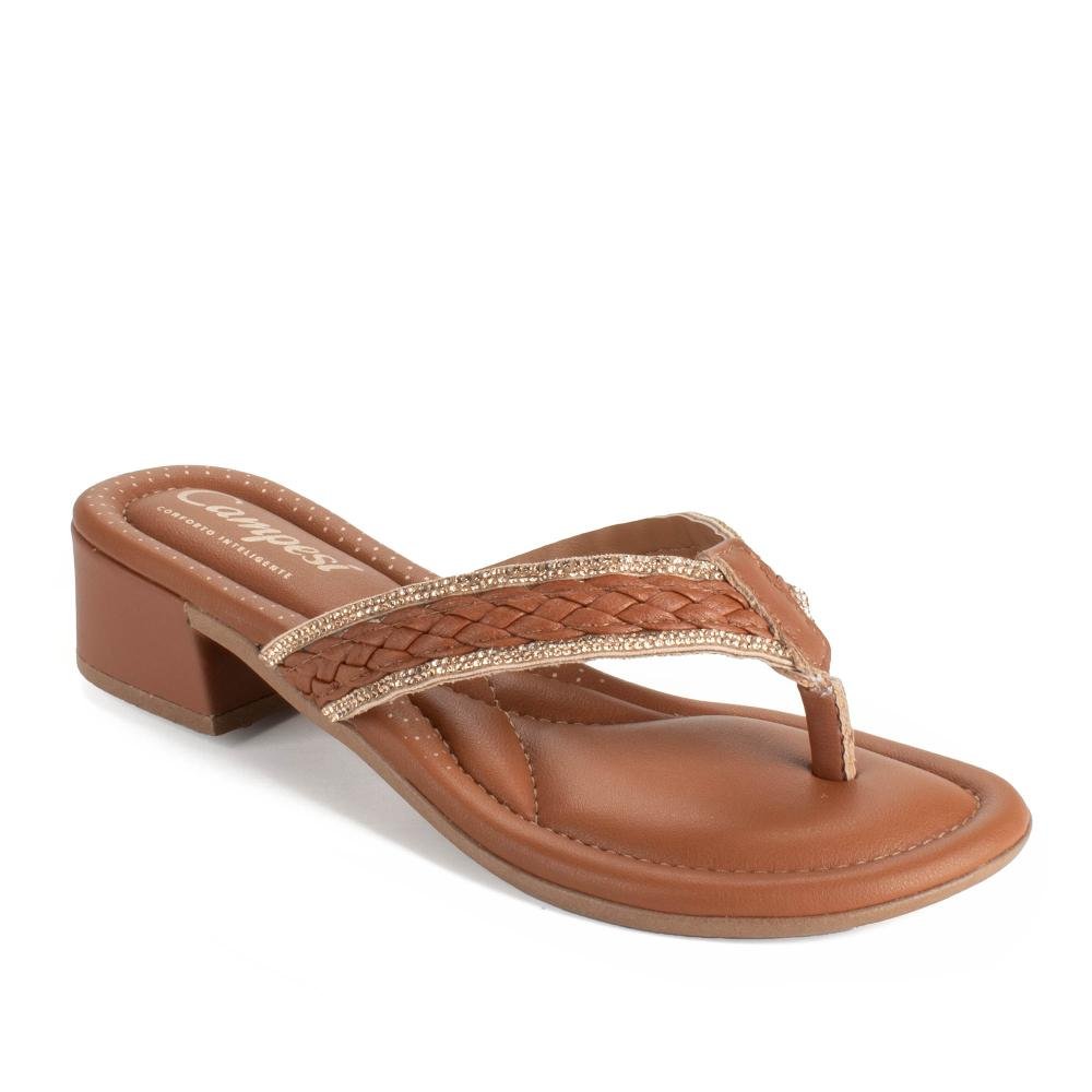 Tamanco Campesí de Salto Bloco Feminina CP713