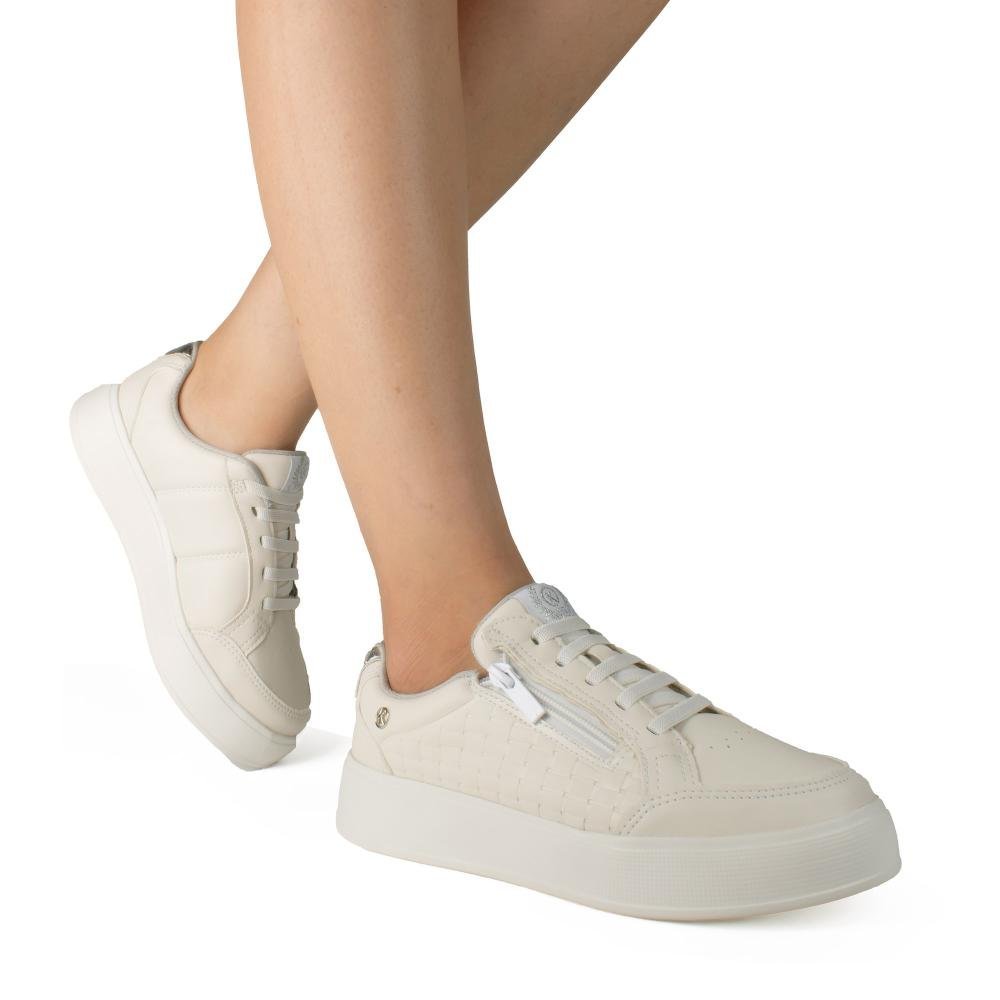 Tênis Kolosh Flatform Feminino C4282 Branco 2
