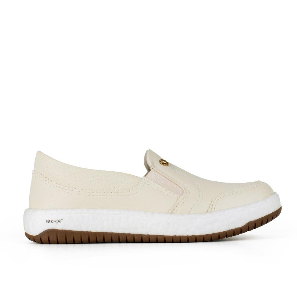 Tênis Kolosh Slip On Feminino C4184 Bege