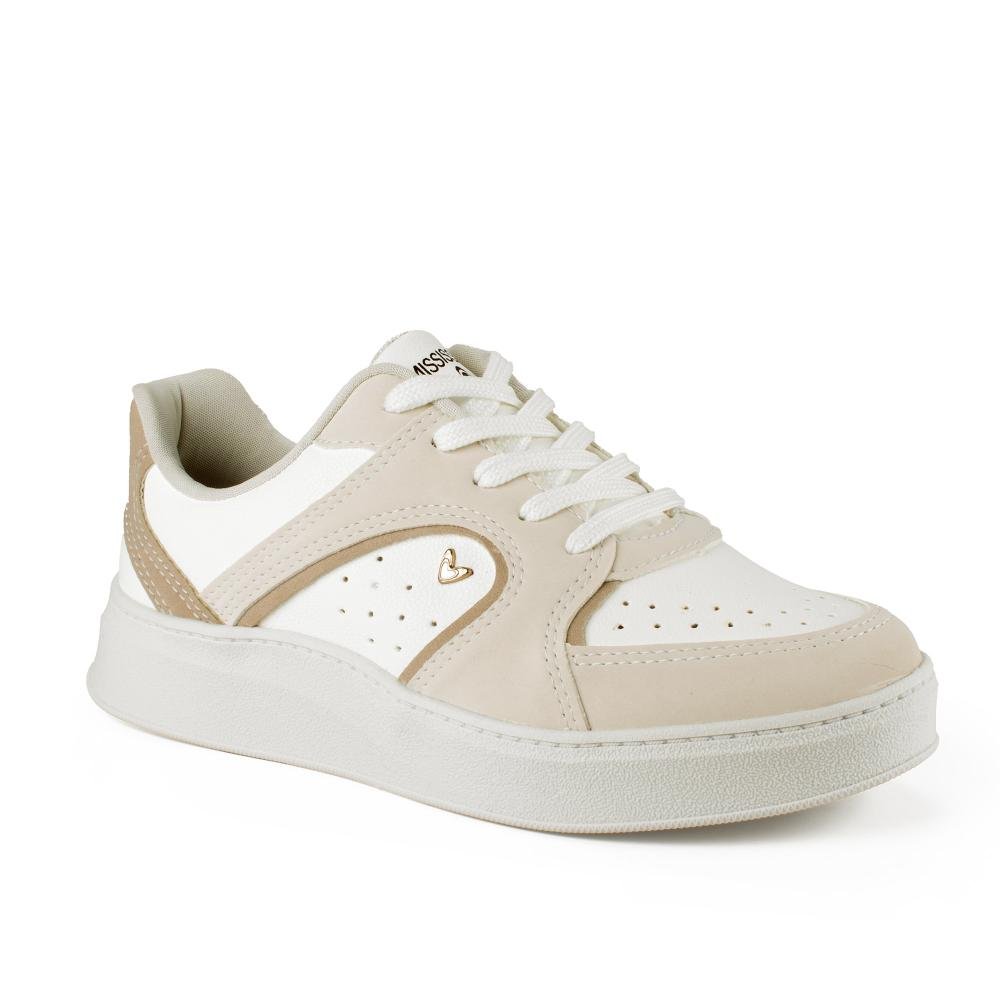 rop_175　ACEes Tênis Mississipi Casual MC191 Bege/Branco - Renner