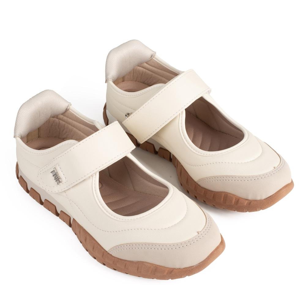 Sapatilha Esportiva Tanara Feminino T9323 Bege 5