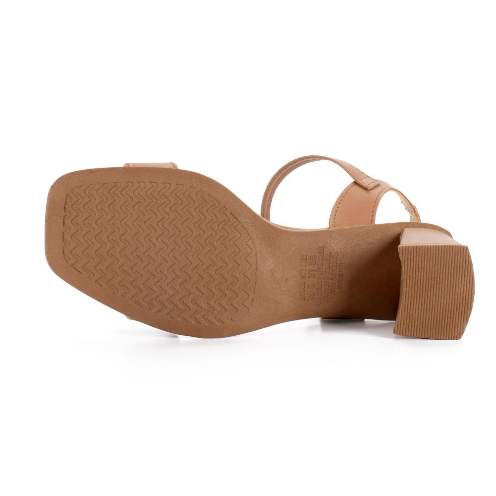 Sandália Mississipi de Salto Bloco Feminina MF231 Castanho 5