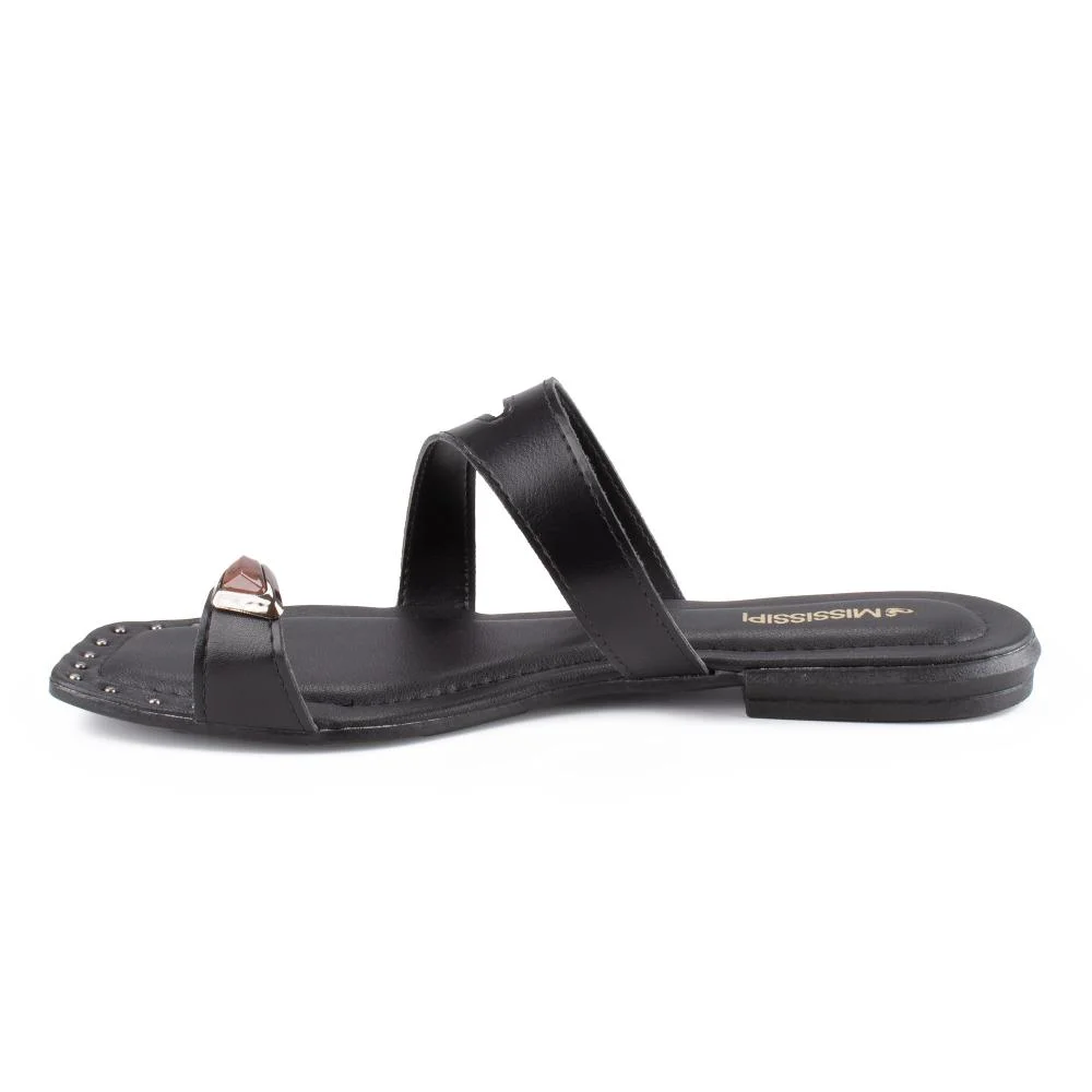 Slide Mississipi Feminina MF321 Preto 4