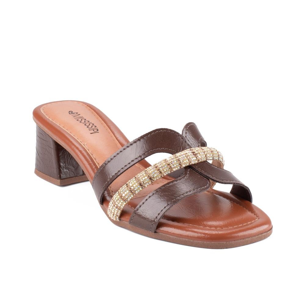 Tamanco Mississipi de Salto Bloco Feminina MF861