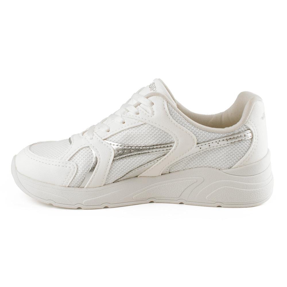 Tênis Mississipi Jogging Feminino MF591 Branco 4