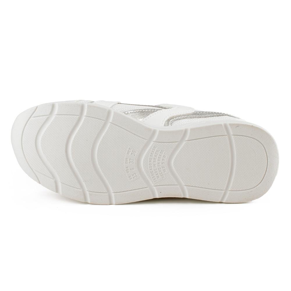 Tênis Mississipi Jogging Feminino MF591 Branco 5