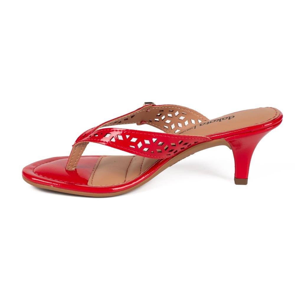 Tamanco Dakota de Salto Alto Feminina Y9911 Vermelho 4
