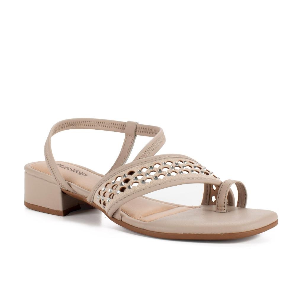 Sandália Mississipi de Salto Bloco Feminina MF353