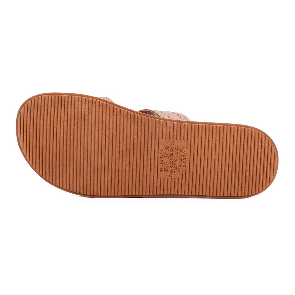 Sandália Mississipi Flatform Feminina MF431 Caramelo 4