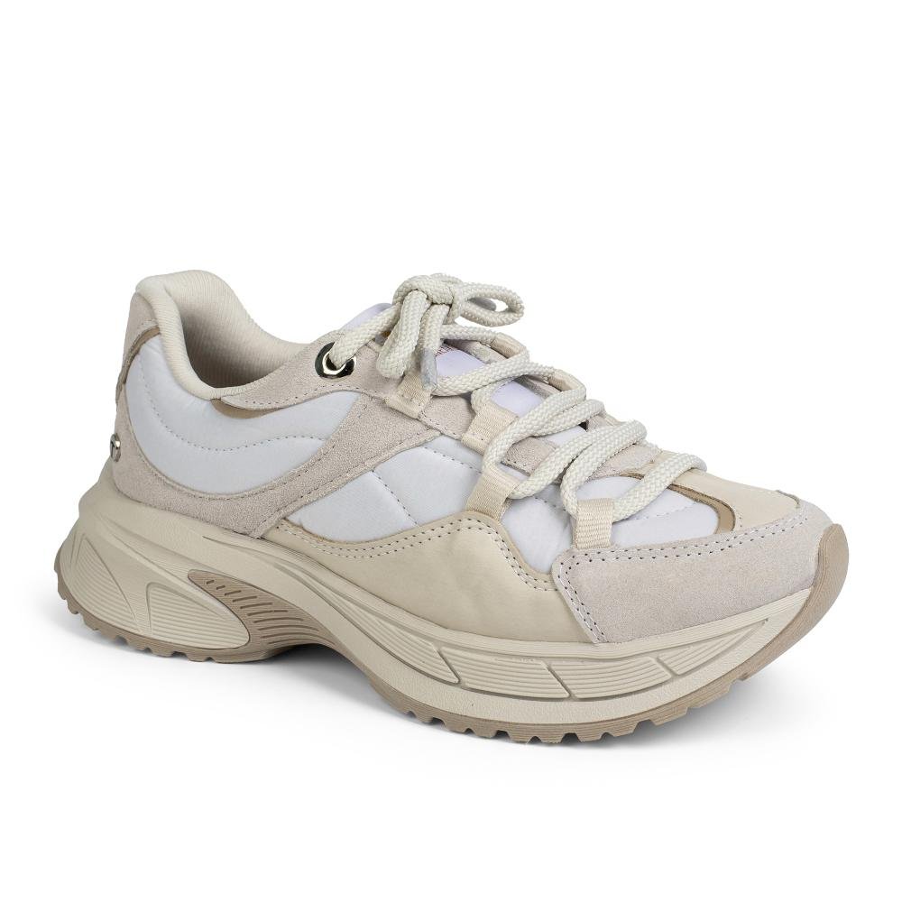 Dad Sneaker Tanara Em Couro Feminino T9362