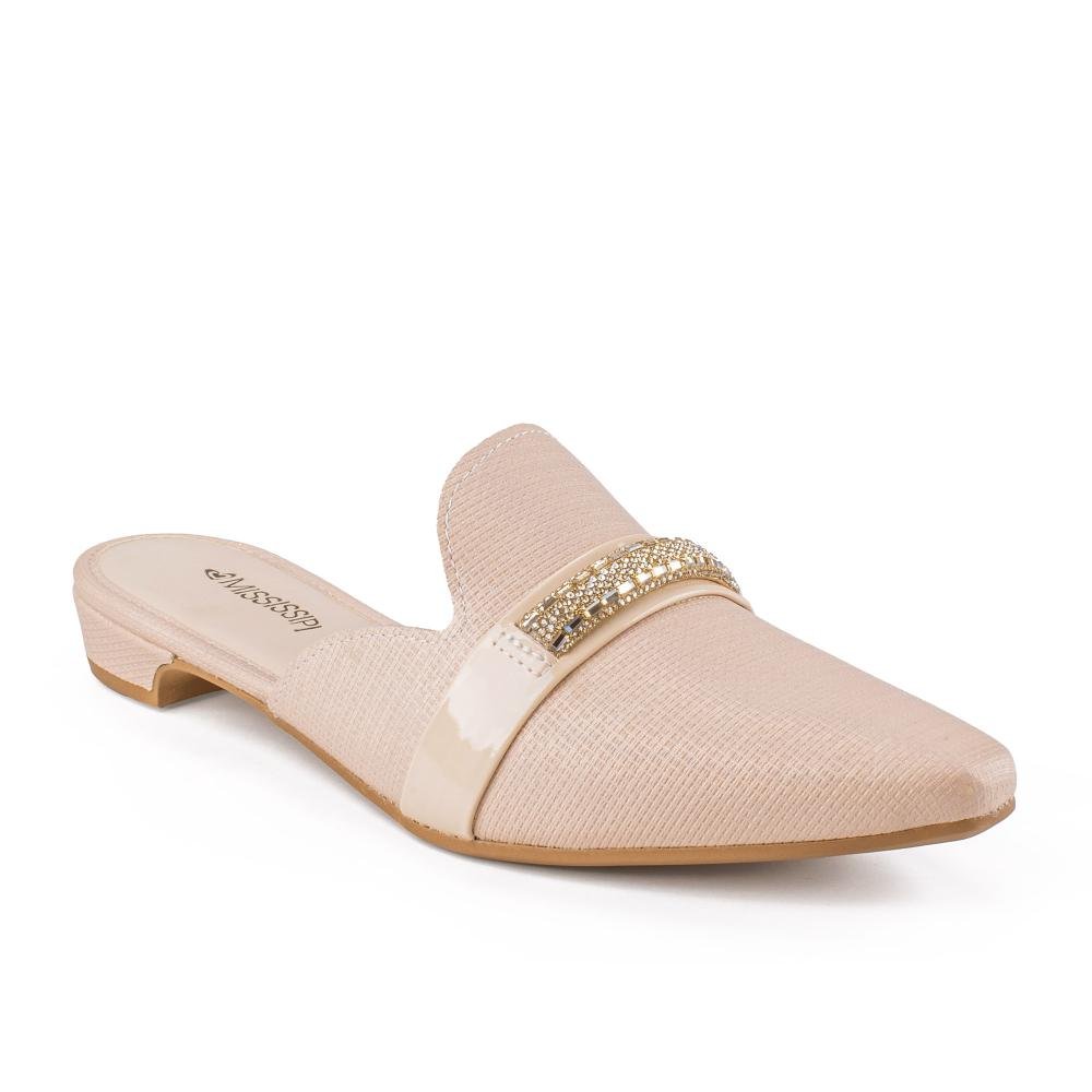 Mule Mississipi de Salto Baixo Feminina ME234