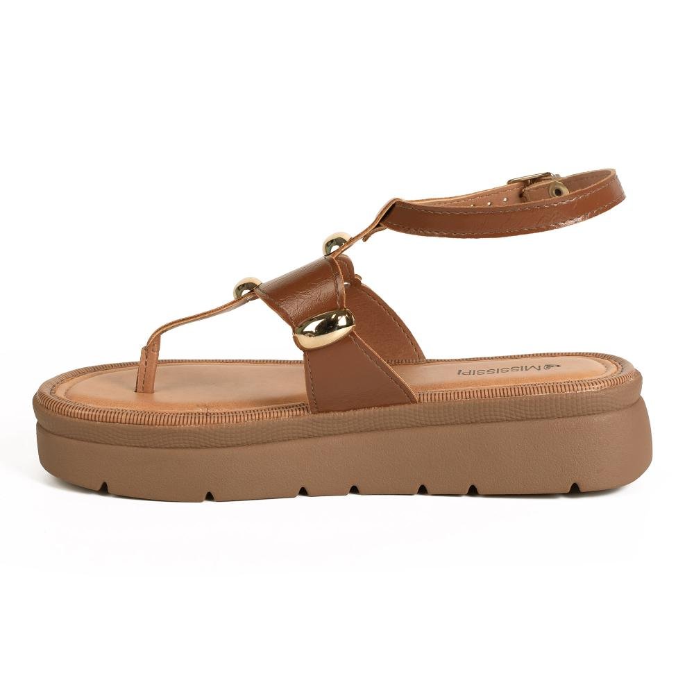 Sandália Mississipi Flatform Feminina MF991 Marrom 4
