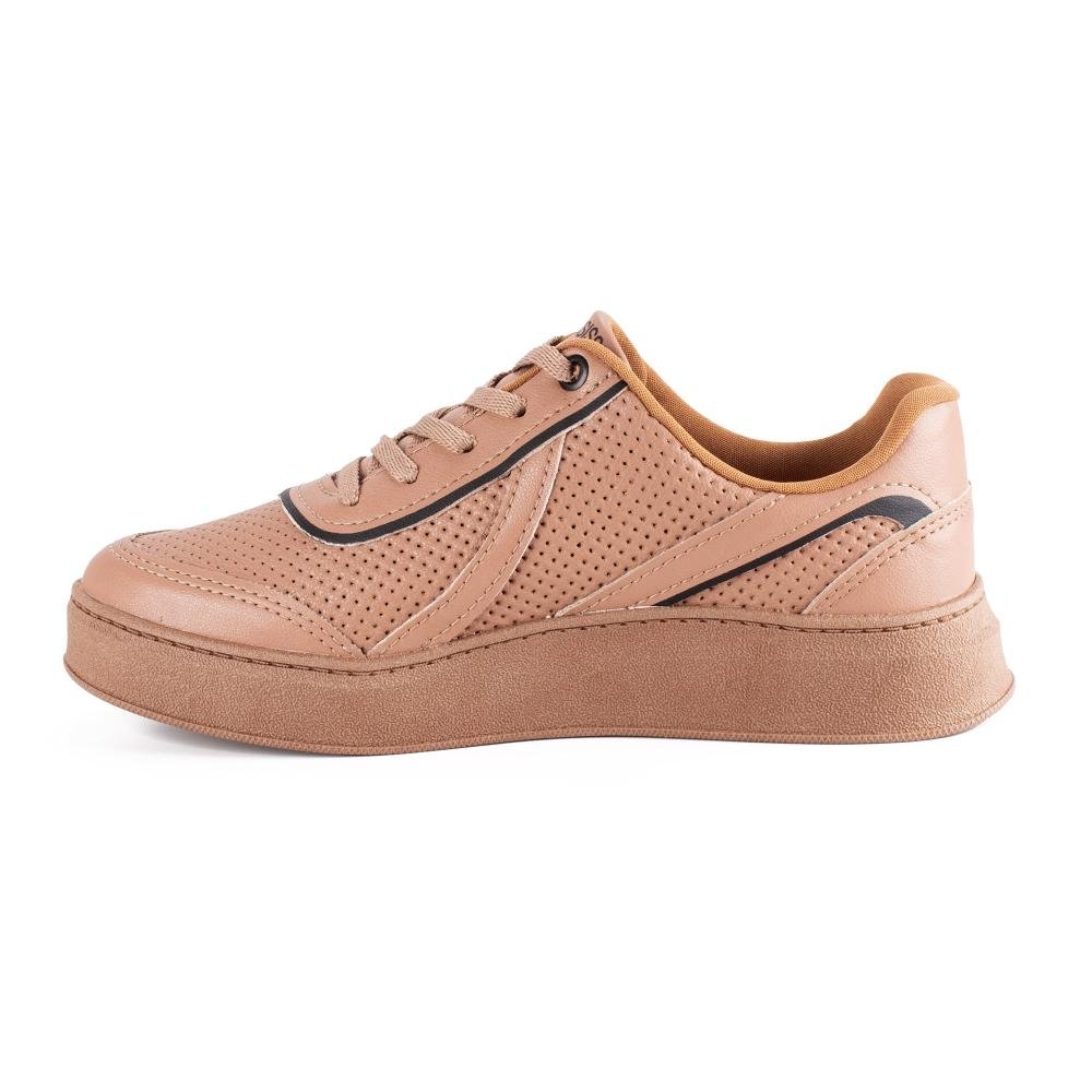 Tênis Mississipi Casual Feminino MF622 Caramelo 4