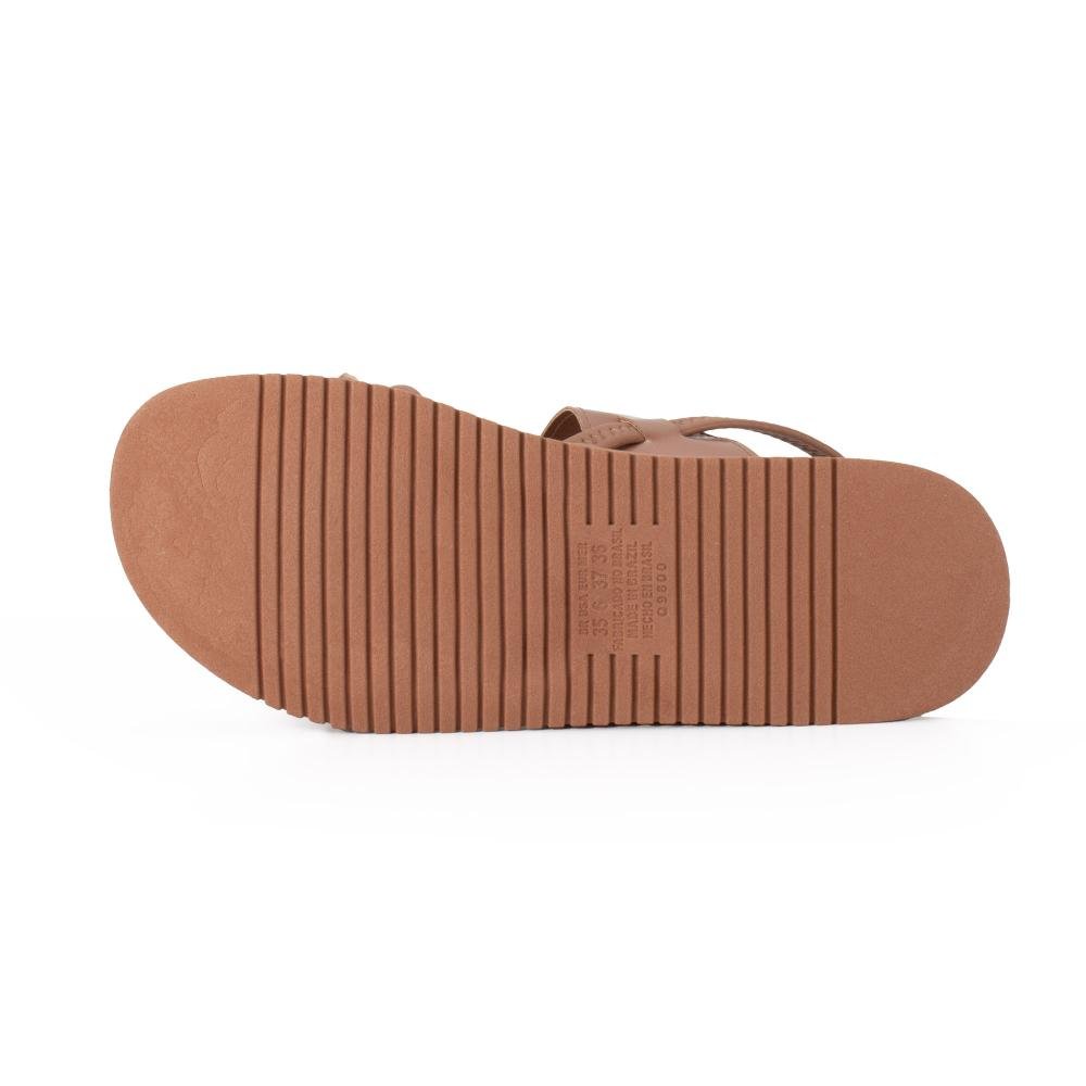 Sandália Mississipi Flatform Feminina J0221 Marrom Claro 4