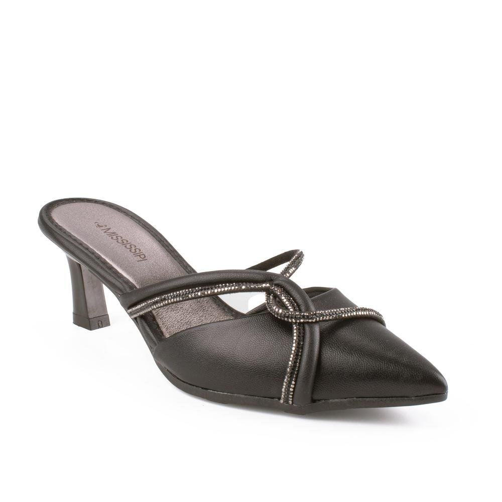 Mule Mississipi de Salto Alto Feminina ME917