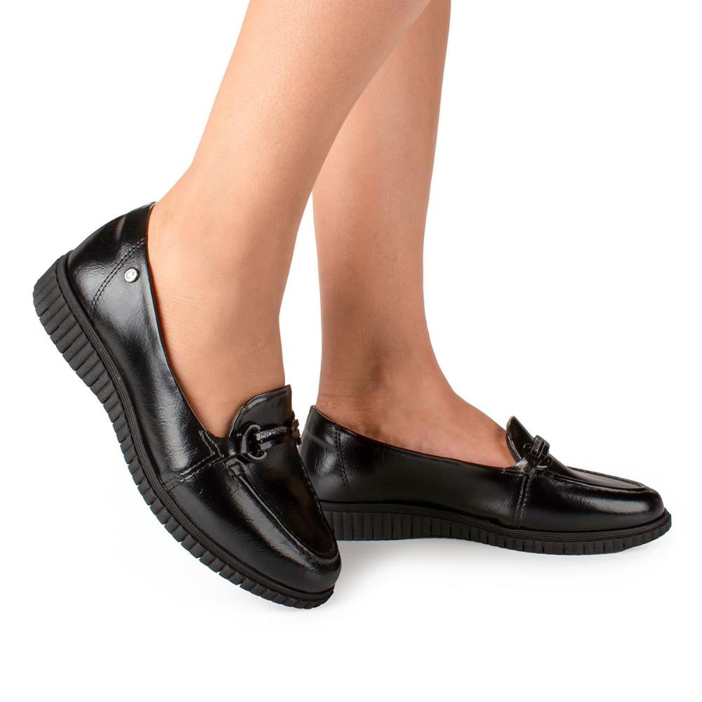 Sapato Campesí Loafer Feminino CP722 Preto 2