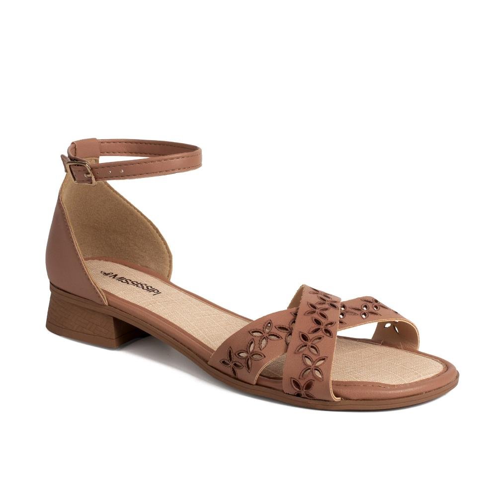 Sandália Mississipi de Salto Bloco Feminina MF364