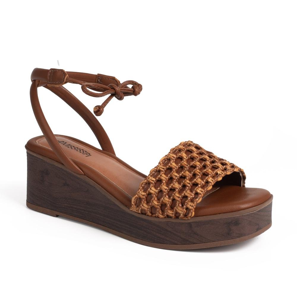 Sandália Mississipi Anabela Feminina MF493