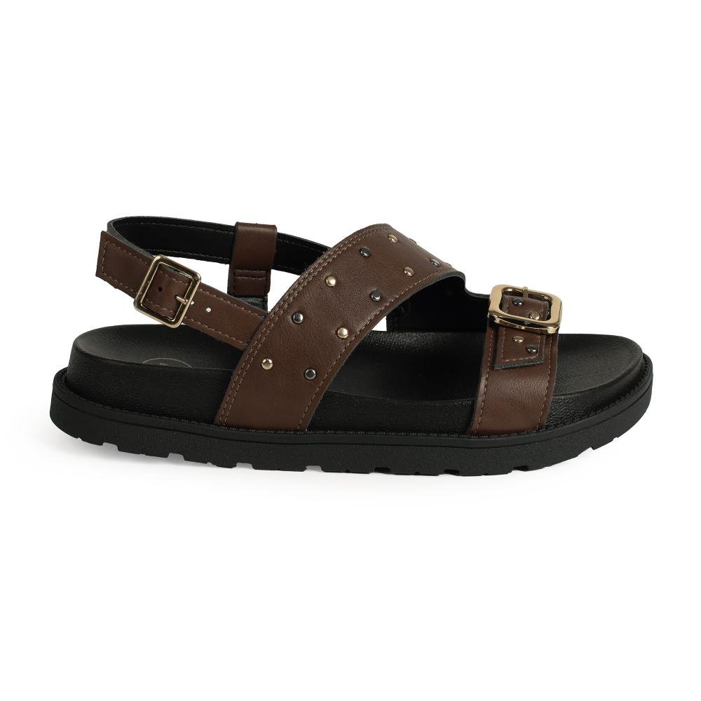 Sandália Tanara Flatform Feminina T9211 Marrom 3