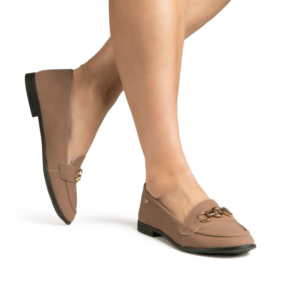 Sapato Mississipi Loafer Feminino MF522 Marrom 2