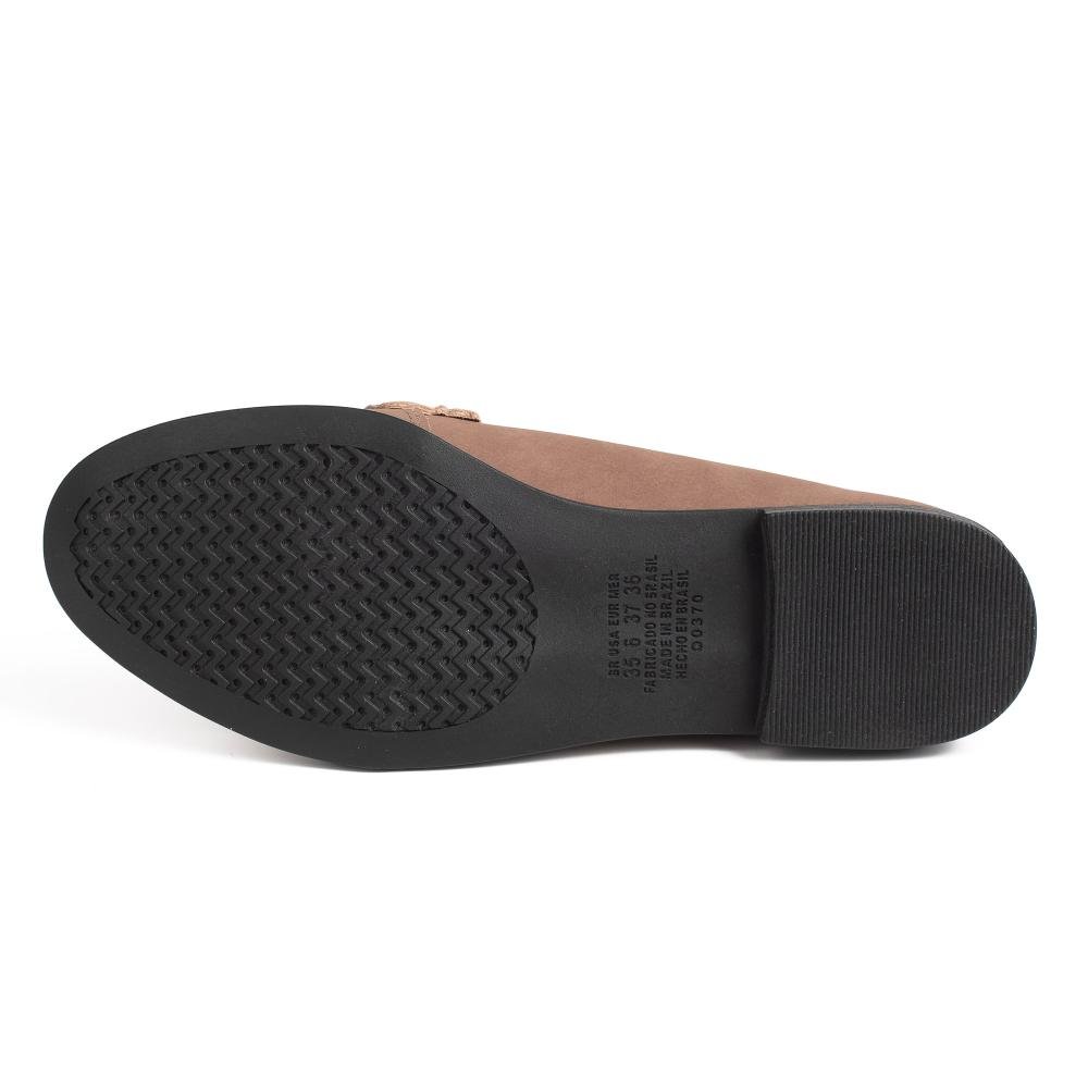 Sapato Mississipi Loafer Feminino MF522 Marrom 5