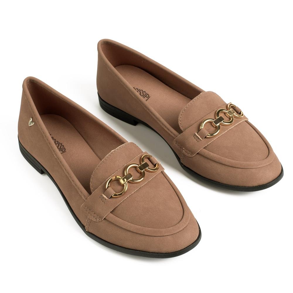 Sapato Mississipi Loafer Feminino MF522 Marrom 6