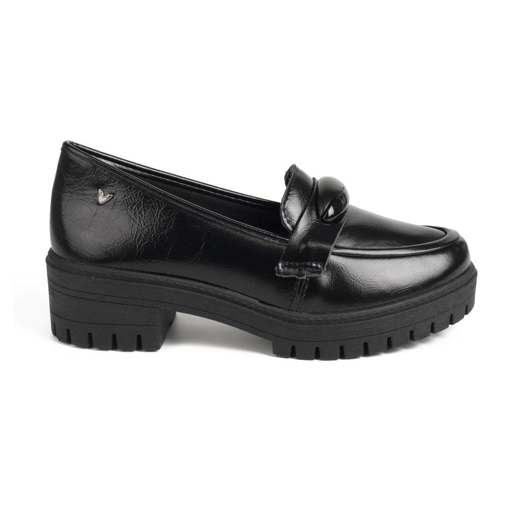 Sapato Mississipi Loafer Feminino MF172 Preto 3