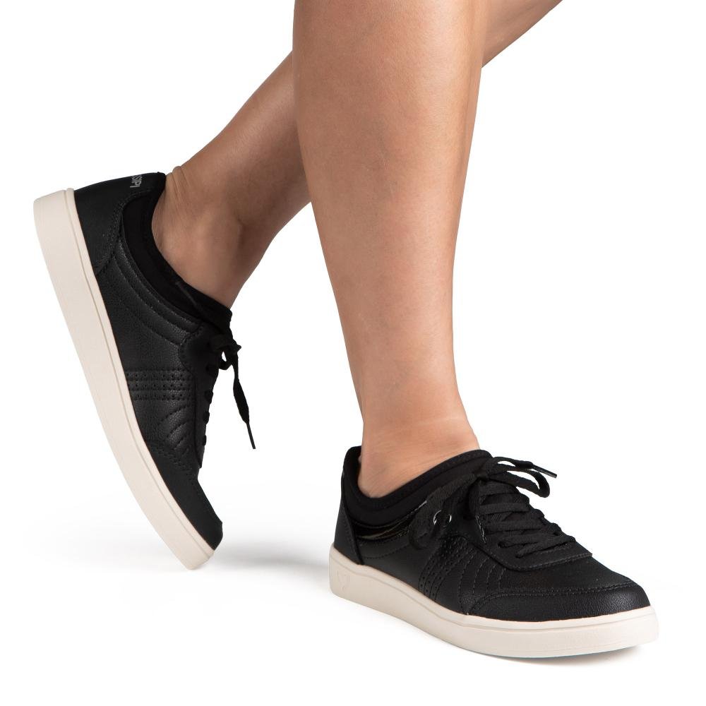 Tênis Mississipi Feminino Casual Confortável e Leve J0251 Preto 2
