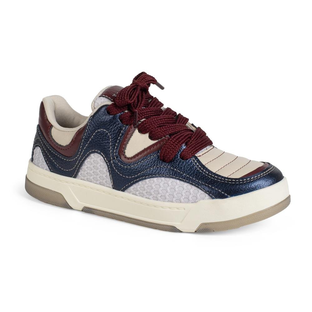 Tênis Tanara Casual Em Couro Feminino T9331