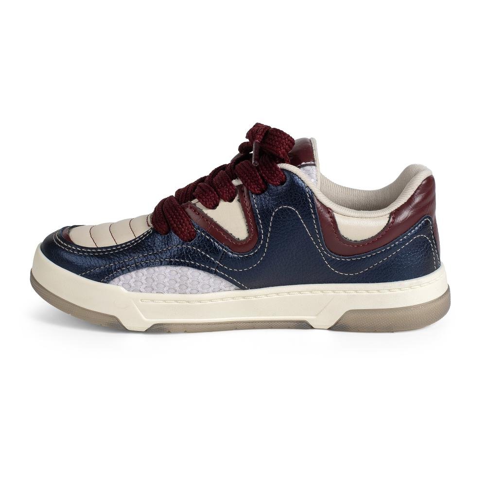 Tênis Tanara Casual Em Couro Feminino T9331 Multicores 4