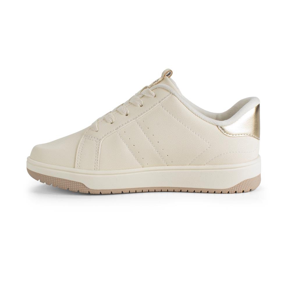 Tênis Pink Cats Infantil Casual V5624 Bege Claro 3