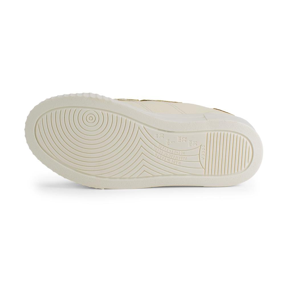 Tênis Pink Cats Infantil Casual V6011 Bege Claro 4