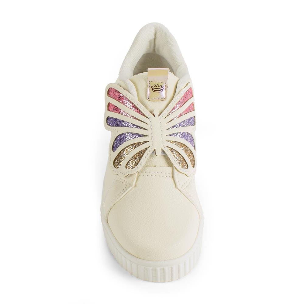 Tênis Pink Cats Infantil Casual V6011 Bege Claro 5