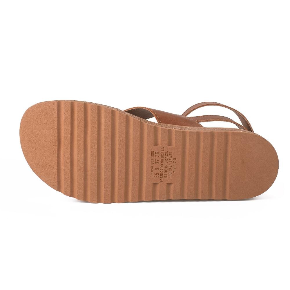 Sandália Dakota Flatform Feminina Y9472 Caramelo 5