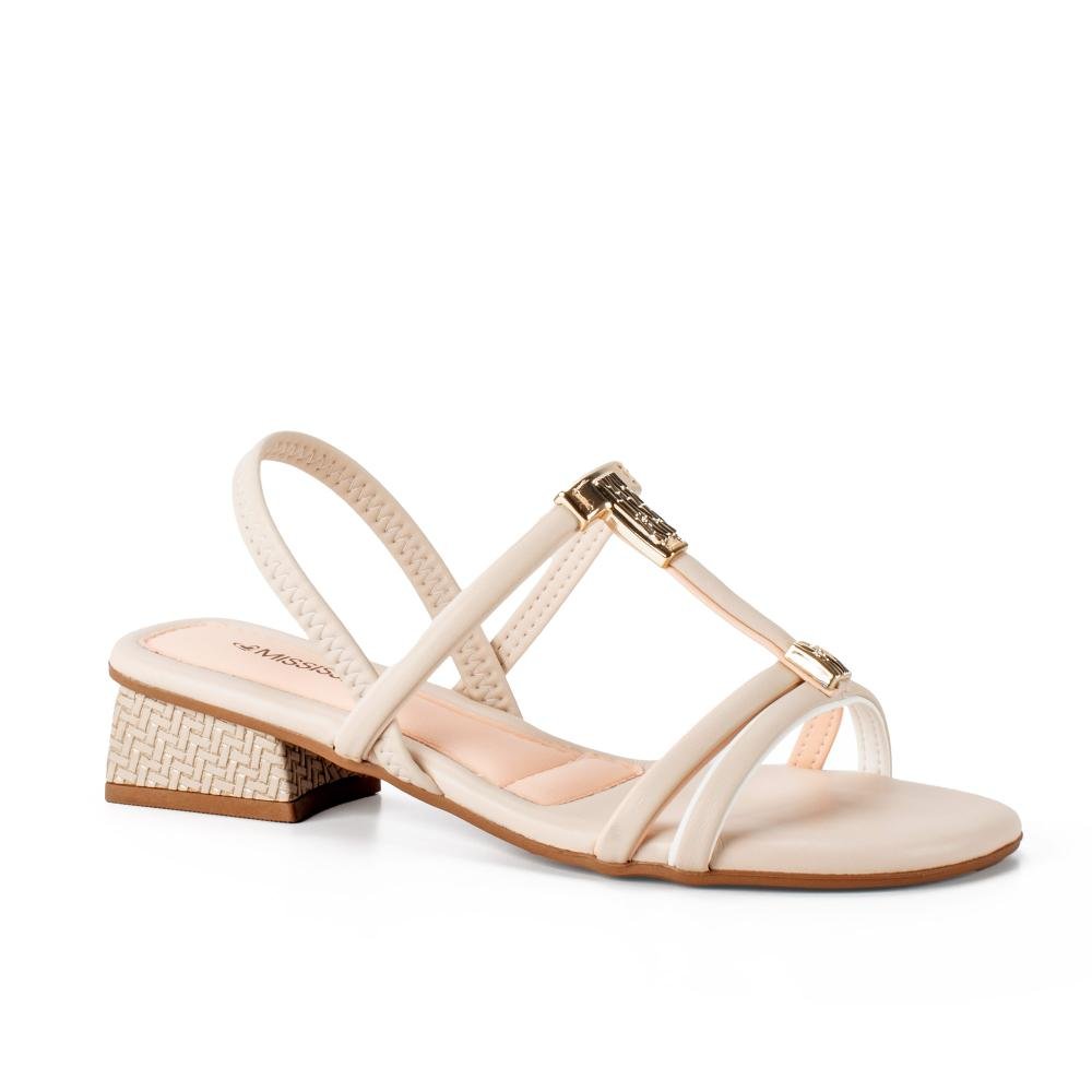 Sandália Mississipi de Salto Bloco Feminina J0181