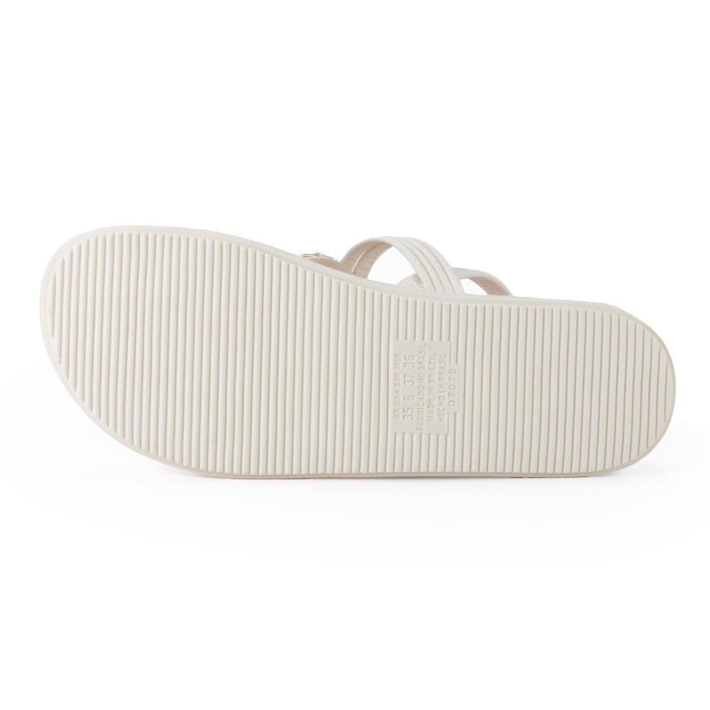 Sandália Mississipi Flatform Feminina J0062 Branco 5