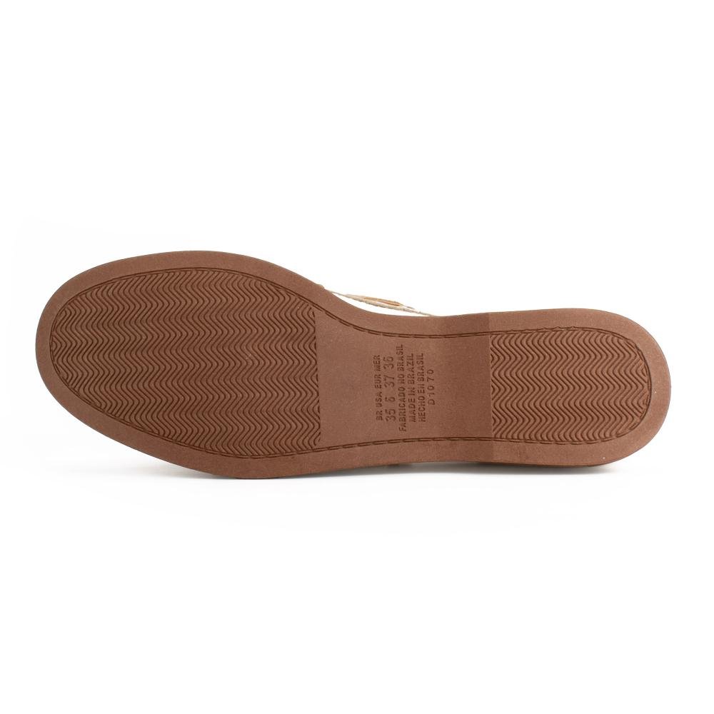 Mocassim Dakota Em Couro Feminino D1071 Bege Claro 5