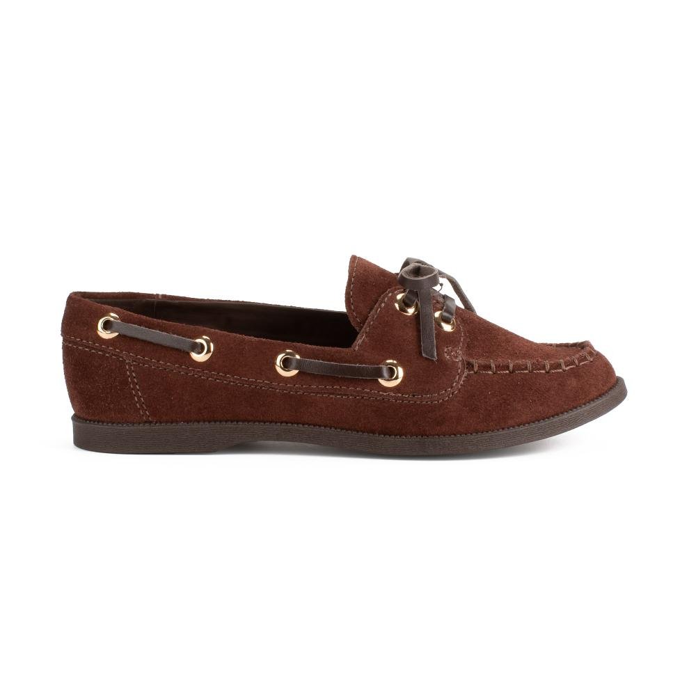 Mocassim Dakota Em Couro Feminino D1071 Marrom 3