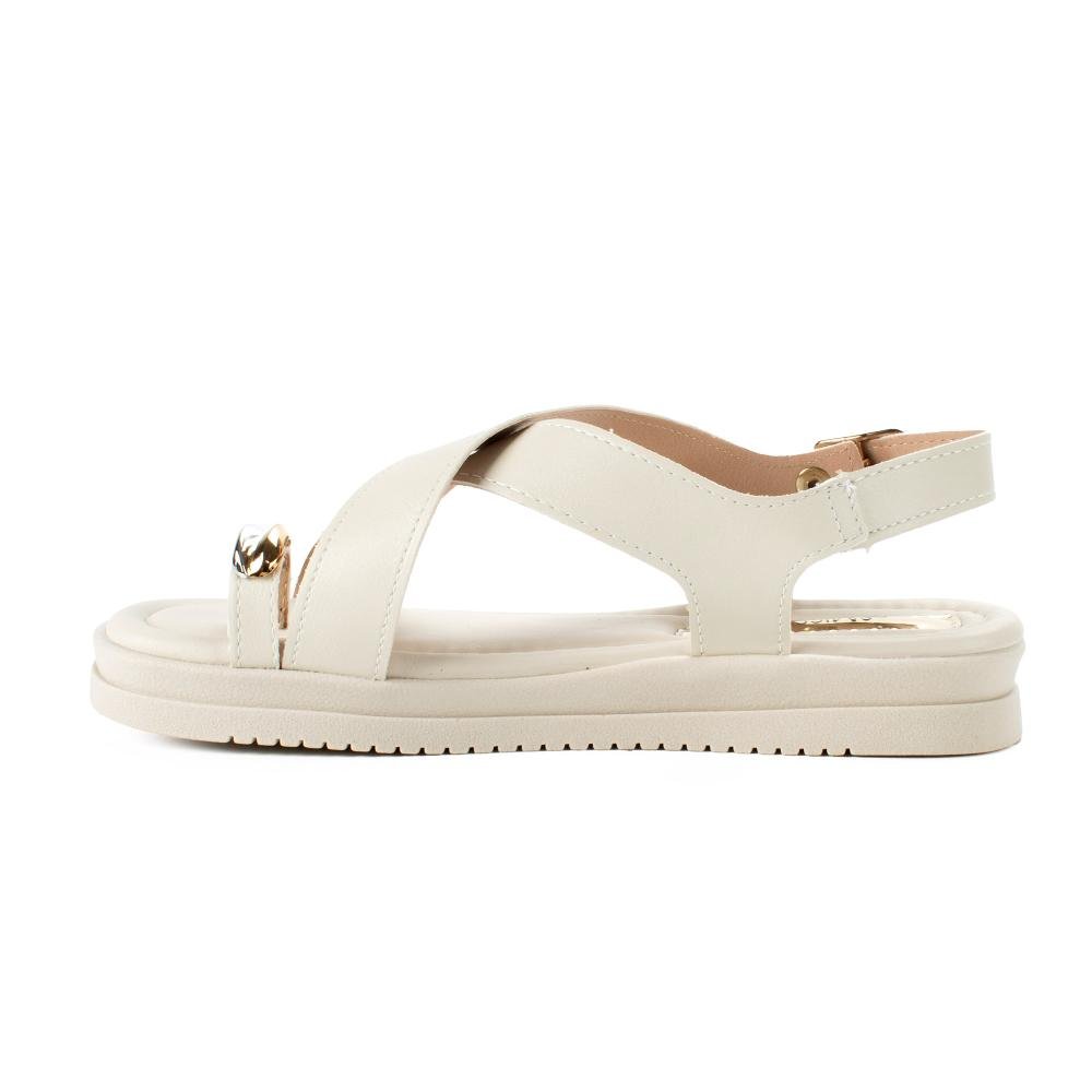 Sandália Mississipi Flatform Feminina MF111 Off White 4