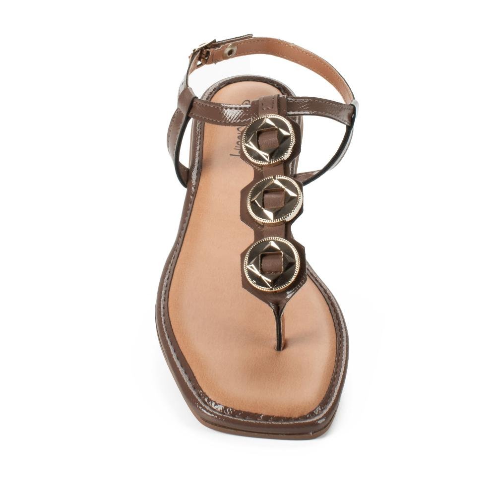 Sandália Mississipi Rasteira Feminina J0191 Marrom 6