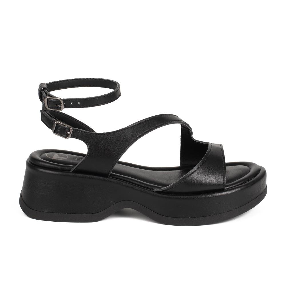 Sandália Tanara Flatform Feminina T9235 Preto 3