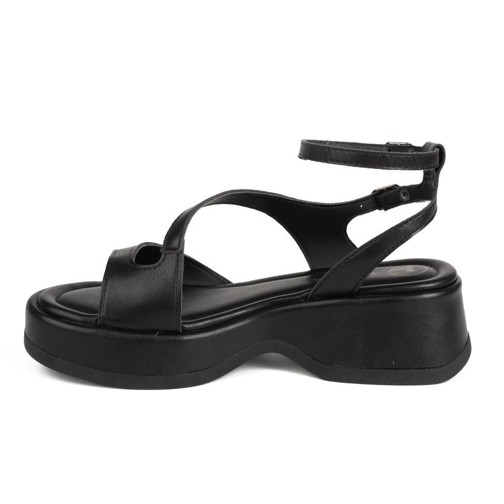 Sandália Tanara Flatform Feminina T9235 Preto 4