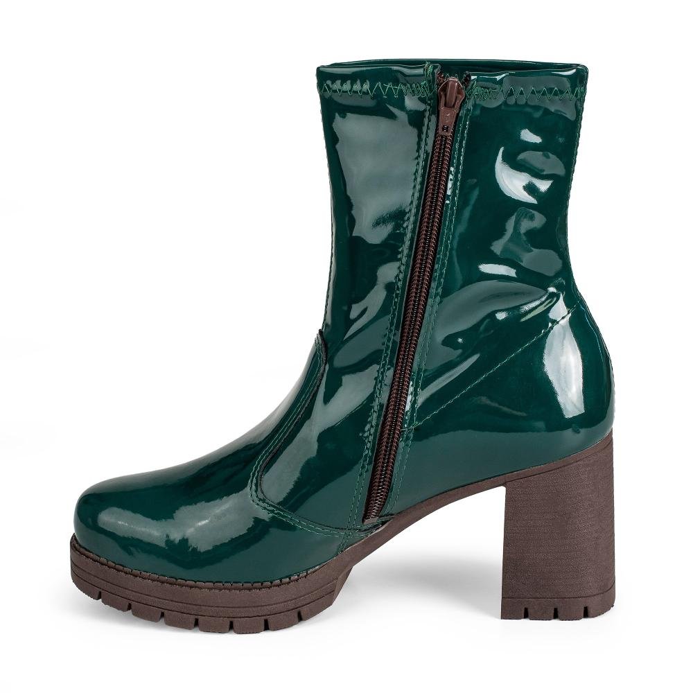 Bota Mississipi de Cano Curto Feminina Q8114 Verde 4