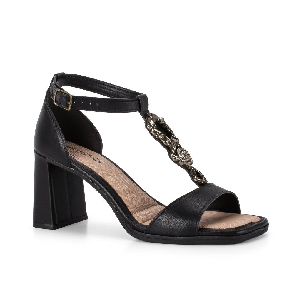 Sandália Mississipi de Salto Bloco Feminina J0472