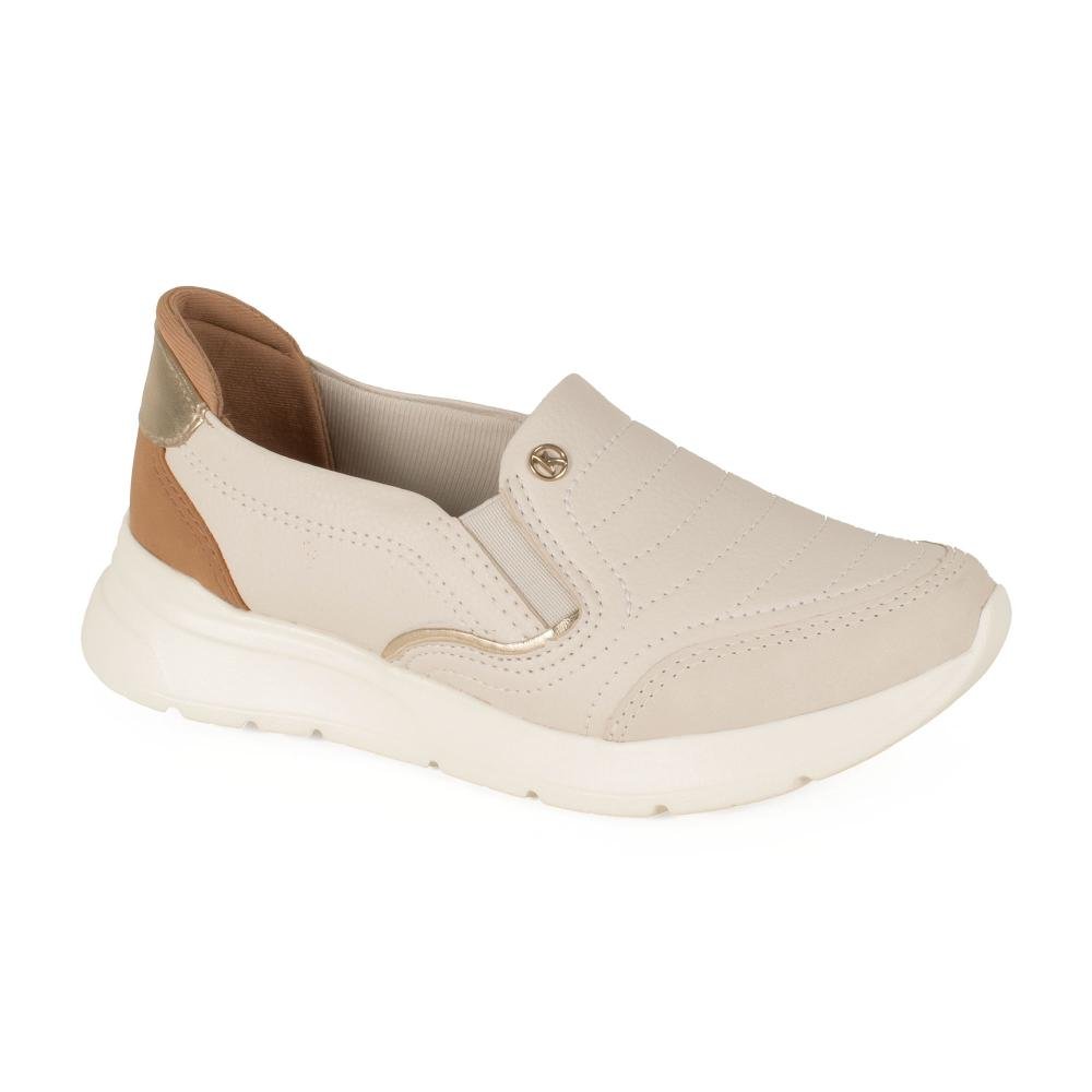 Tênis Kolosh Slip On Feminino C3972 Bege Claro 3