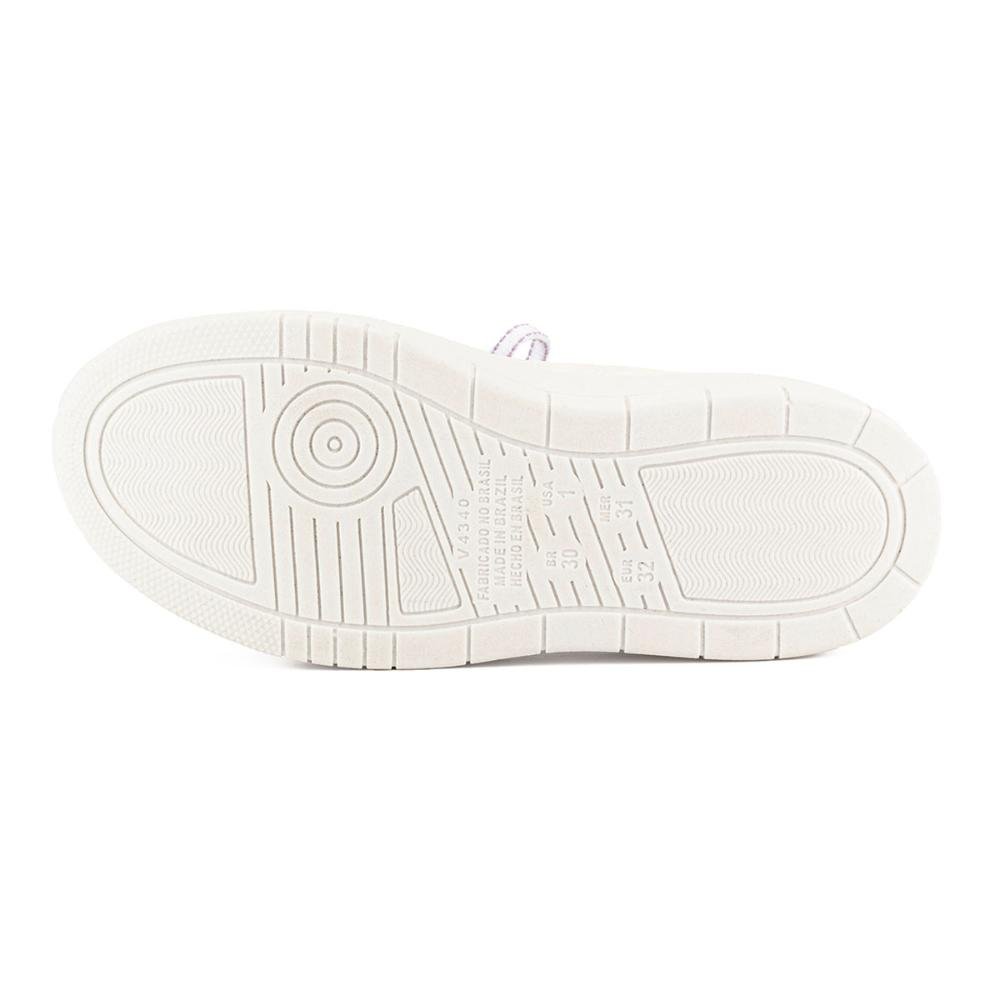 Tênis Pink Cats Infantil Casual V4343 Branco 4