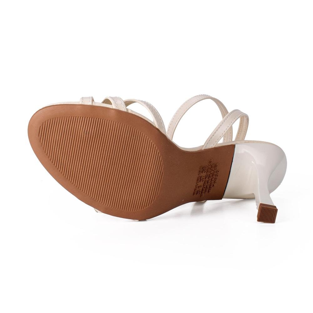 Sandália Dakota de Salto Alto Feminina DB151 Bege Claro 5