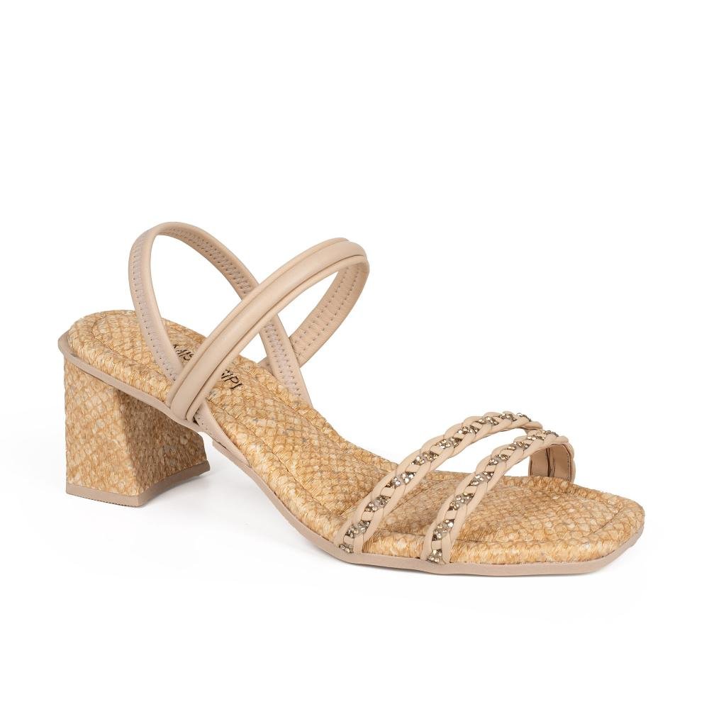 Sandália Mississipi de Salto Bloco Feminina MF811