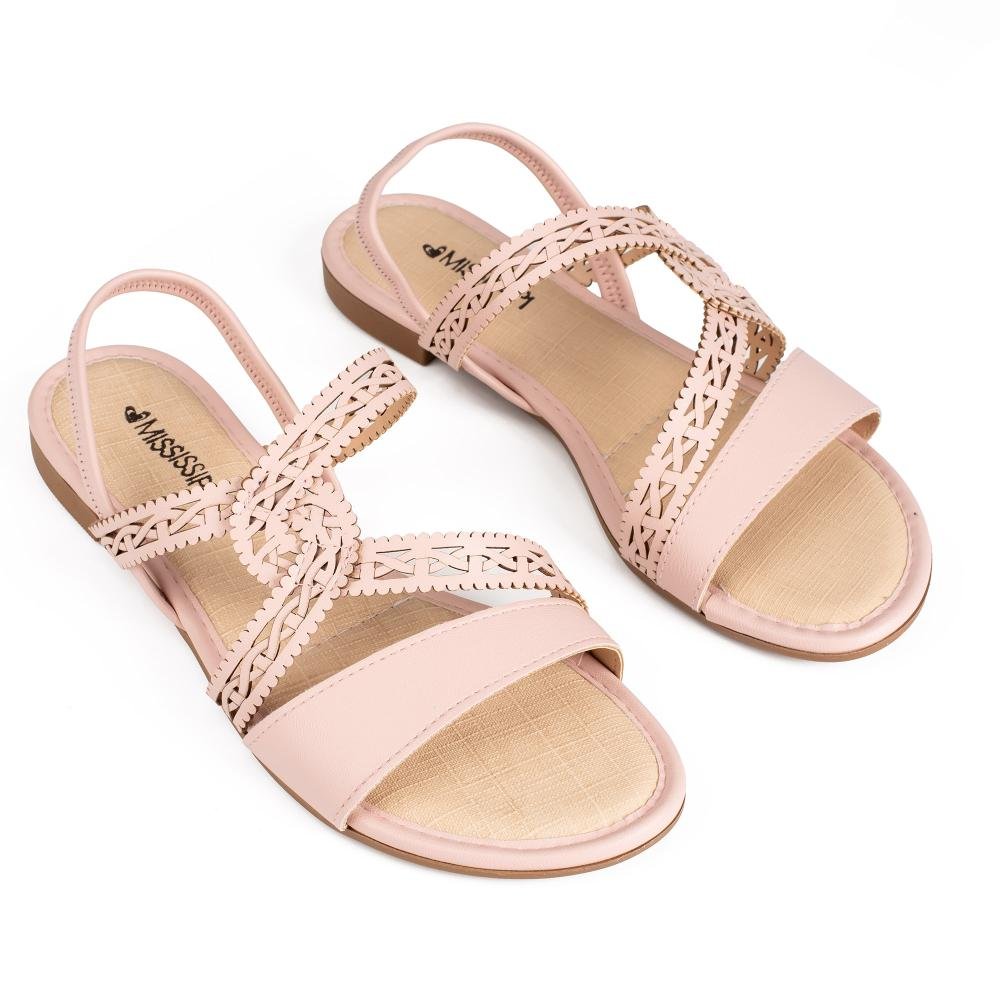 Sandália Mississipi Rasteira Feminina MF971 Rosa 6