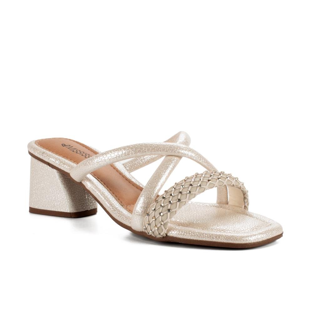 Tamanco Mississipi de Salto Bloco Feminino MF743